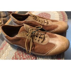 New Havana Joe Byron Oxford Tan Suede Leather EU 45 US Men's 12 Shoes Sneakers